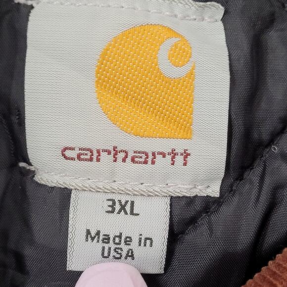 Vintage Carhartt Arctic-Quilt Jacket 3XL 32x33 C003-BRN - Picture 7 of 16